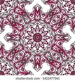 Seamless Geometric Vector Pattern. Design Paper For Scrapbook. 