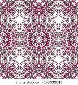 Seamless Geometric Vector Pattern. Design Paper For Scrapbook. 