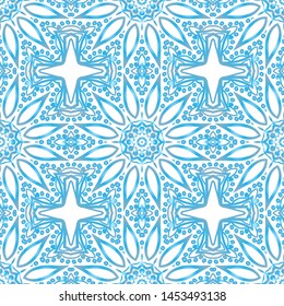 Seamless Geometric Vector Pattern. Design Paper For Scrapbook. 