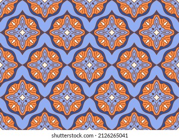 Seamless geometric vector pattern design.