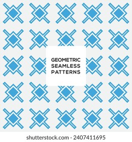 Seamless Geometric Vector Pattern Design