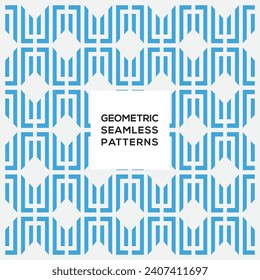 Seamless Geometric Vector Pattern Design