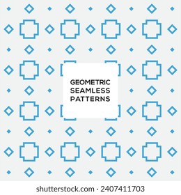 Seamless Geometric Vector Pattern Design
