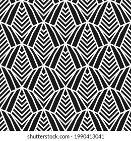 Seamless geometric vector pattern. Ethnic motif. Abstract background with repeating geometric shapes. Thin line. For the cover, of cards, wallpaper, fabric.
