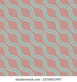 A seamless geometric vector pattern featuring curvy wave textures. Perfect for modern design projects, wallpapers, and backgrounds with a stylish, minimal, and repetitive aesthetic.