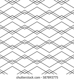 Patrón vectorial geométrico sin soldadura con chevron lineal