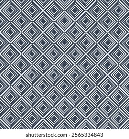 Seamless geometric vector pattern with metallic texture for vintage wallpaper design