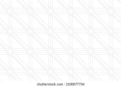 Seamless geometric vector pattern. Monochrome stylish texture. Abstract geometric reticulate background.
