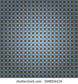 Seamless geometric vector pattern, oriental style in white, gray and black colors.