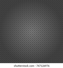 Seamless geometric vector pattern, oriental style in gray, black and white colors.