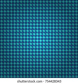 Seamless geometric vector pattern, oriental style in black, violet and blue colors.