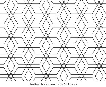 Seamless geometric vector pattern, packaging design. Texture, background, hexagons. Repeatable and editable tiles. Can be used for prints, textiles, website blogs, etc.