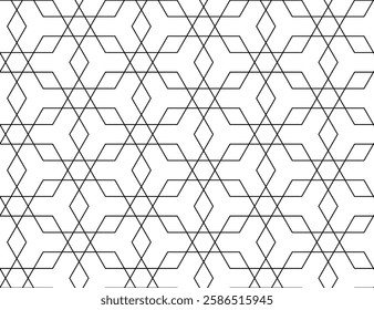 Seamless geometric vector pattern, packaging design. Texture, background, hexagons. Repeatable and editable tiles. Can be used for prints, textiles, website blogs, etc.