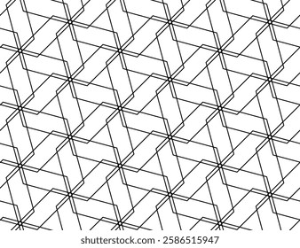 Seamless geometric vector pattern, packaging design. Texture, background, hexagons. Repeatable and editable tiles. Can be used for prints, textiles, website blogs, etc.