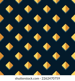 Seamless geometric vector pattern of rhombus motifs. 