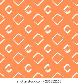Seamless geometric vector pattern with rhombus