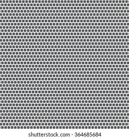 Seamless geometric vector pattern of rounded rectangles