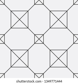 Seamless geometric vector squares pattern