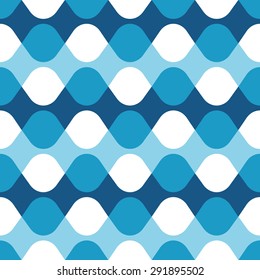 Seamless geometric vibrating vector dot pattern