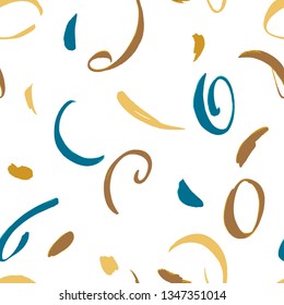 Seamless geometric vintage pattern in retro style. Fashion 80-90s. Memphis style. Vintage backdrop for textile, clothes, fabric, surface. 