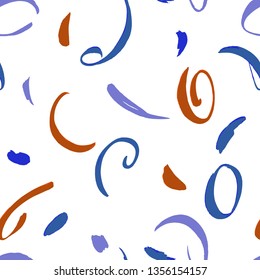 Seamless geometric vintage pattern in retro style. Fashion 80-90s. Memphis style. Vintage backdrop for textile, clothes, fabric, surface. 
