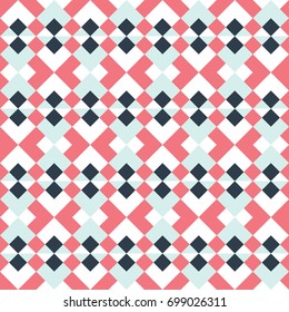 Seamless geometric vintage pattern, tribe style background, vector illustration