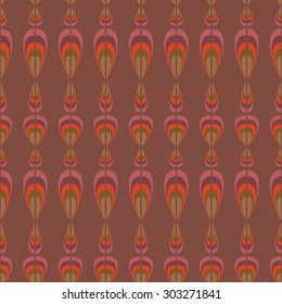 Seamless geometric vintage wallpaper vector illustration