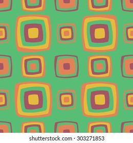 Seamless geometric vintage wallpaper vector illustration