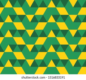 Seamless geometric wallpaper. Mosaic template pattern made of triangles. For any design purposes.