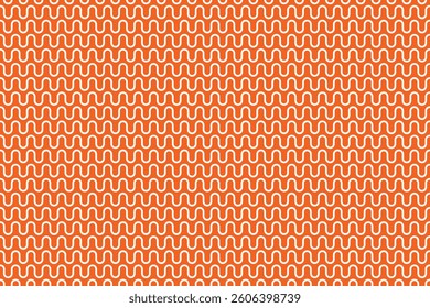 Seamless geometric wave pattern with smooth, flowing curves creating a modern and minimalist design. Ideal for backgrounds, textiles, wallpapers, and digital applications.