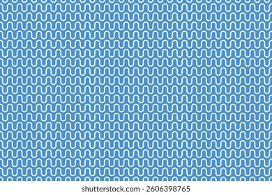 Seamless geometric wave pattern with smooth, flowing curves creating a modern and minimalist design. Ideal for backgrounds, textiles, wallpapers, and digital applications.