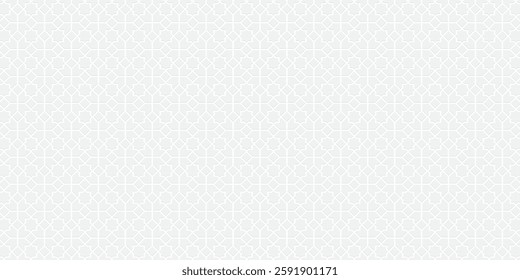 Seamless geometric white pattern with a modern and elegant texture