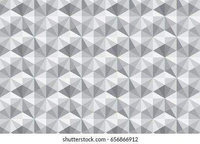 Seamless geometric white texture design pattern