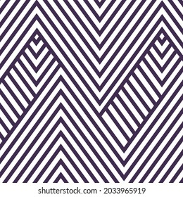 Seamless geometric zig-zag lines vector background