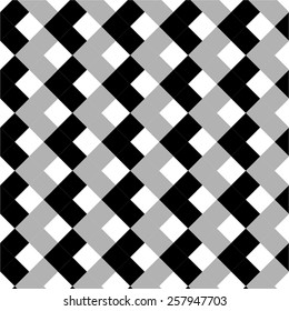 Seamless geometric zigzag pattern
