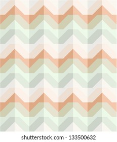 Seamless geometric zigzag pattern in light tints