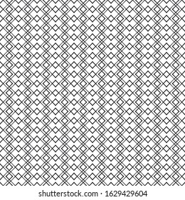 Seamless geometric zigzags pattern. Made in vector.  Black and white stripes.