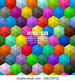 Seamless geometrical abstract background. Vector illustration