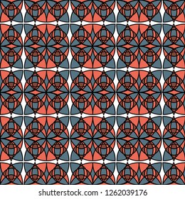 Seamless geometrical, abstract, pattern