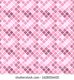 Seamless geometrical abstract square pattern background design - pink vector graphic from squares