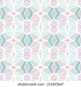Seamless geometrical background in a retro style. Vector illustration  
