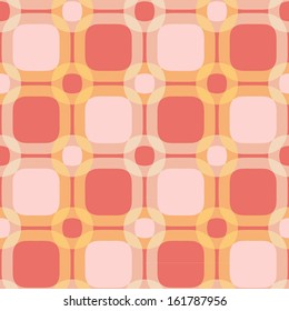 seamless geometrical background with squares and circles