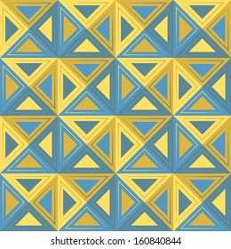 seamless geometrical background with squares and triangles