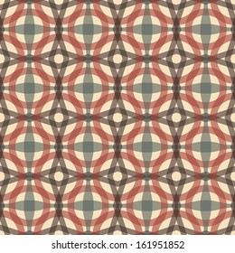 seamless geometrical background with waves and circles