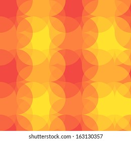 seamless geometrical background with waves and circles