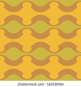 seamless geometrical background with waves and circles