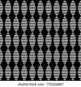 Seamless geometrical black and white background