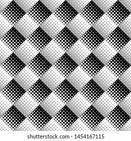 Seamless geometrical circle pattern background - abstract vector design from circles and dots
