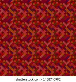 Seamless geometrical dark diagonal square pattern background - abstract vector graphic design