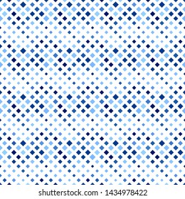 Seamless geometrical diagonal square pattern background - abstract blue vector graphic design from squares